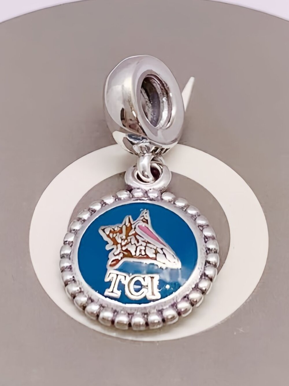 Pandora Turks and Caoicos Islands Charm S925 ALE Pendant Dangle Charm